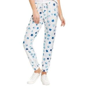 Chaser NWT star pattern pull on jogger lounge athleisure pants size extra large